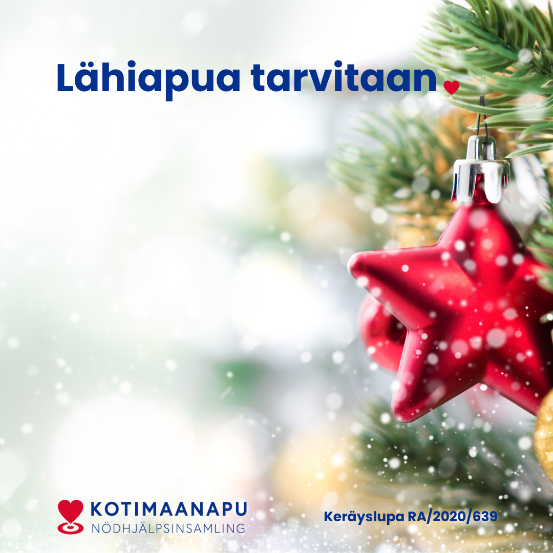 Lahiapua tarvitaan lahjoitus alavieskan joulukeräykseen