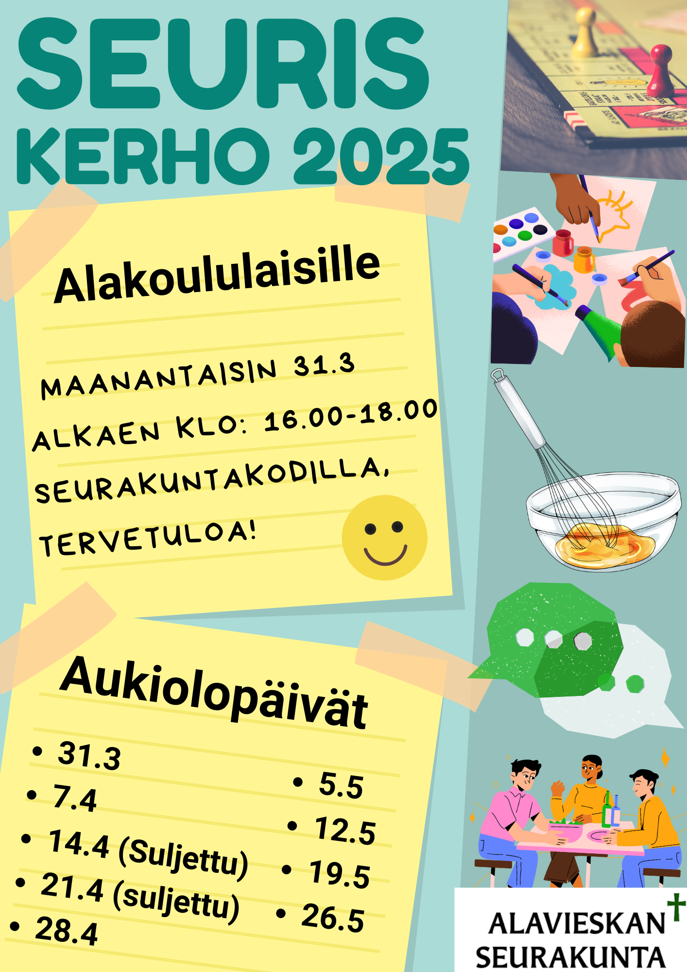 Seuriskerho Seuriskerhon mainos