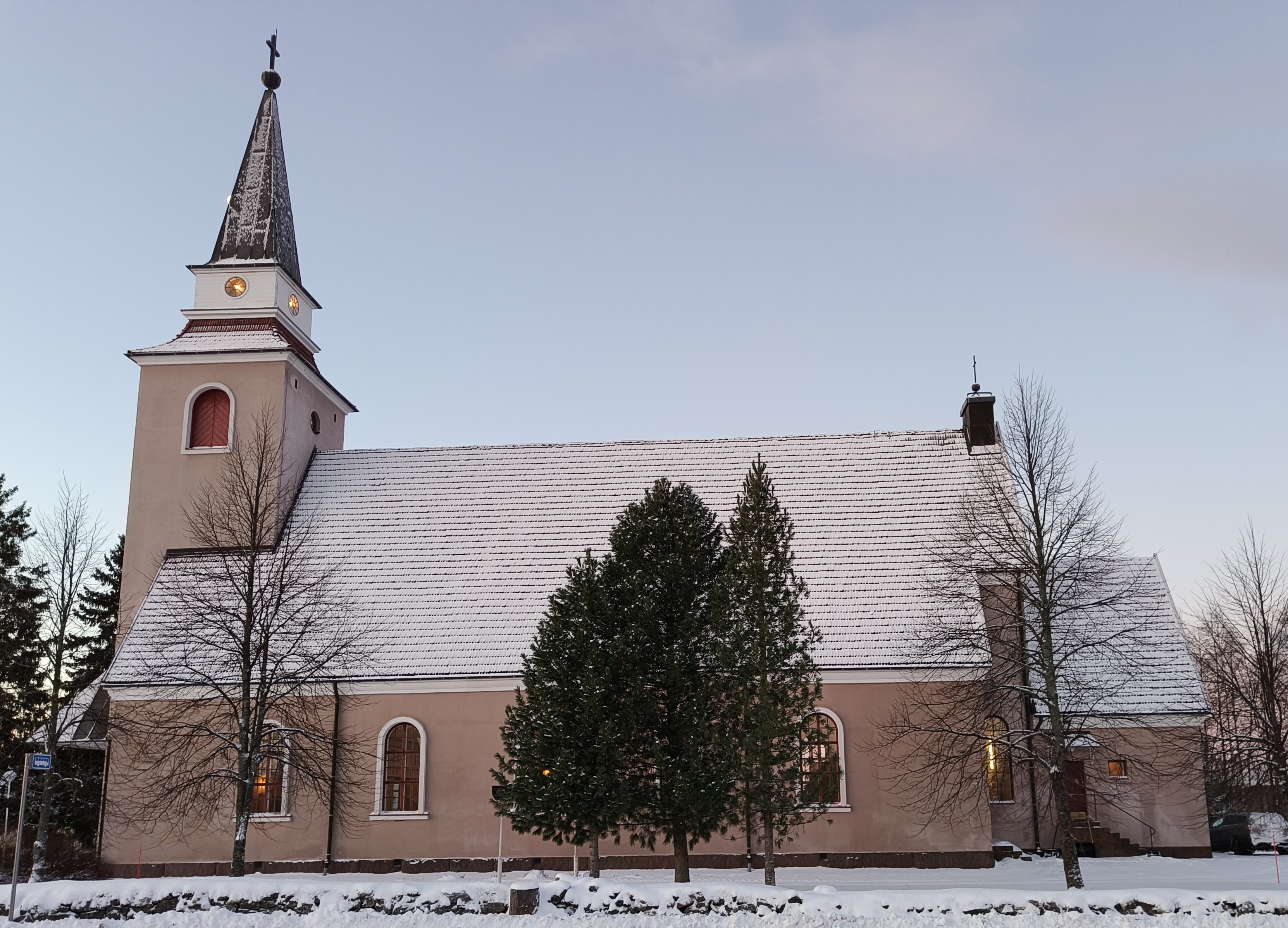 Lasten kirkko talvikuva